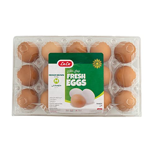 LuLu Brown Fresh Eggs Medium 15pcs
