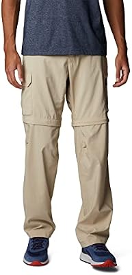 Columbia Hombre Pantalones Utilitarios Convertibles, Silver Ridge