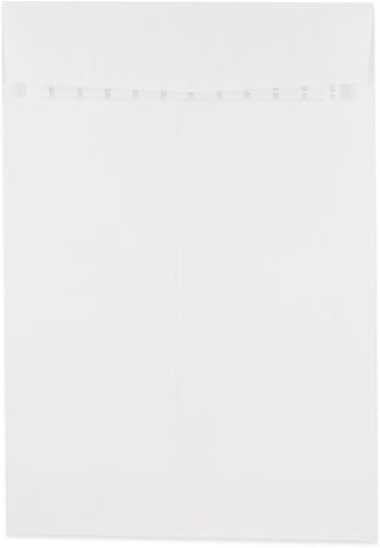 Miniatura 9 de JAM PAPER Sobres de negocios de monedas #7 con cierre de despegar y sellar, 3 12 x 6 12, color blanco, paquete de 50 unidades