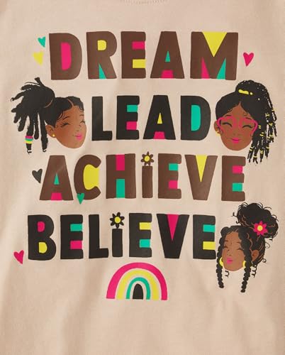 Image of The Children's Place Girls' All Holidays,Birthdays Short Sleeve Graphic T-Shirts,3 Pack