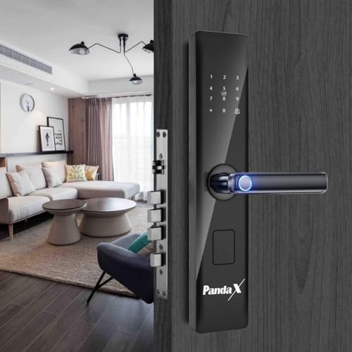 Image of PandaX Smart Door Lock +Smart Doorbell: Wi-Fi Video Doorbell with AI Motion Detection | Family Sharing | 1080p HD | Night Vision | 2-Way Audio | True Wireless.
