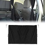 [Fácil de instalar]: la instalación de las cortinas de división interior del coche es muy fácil, simplemente fija la cuerda. La protección solar para la cabina del conductor tiene un diseño de cierre de velcro, muy pegajoso y muy cómodo de usar