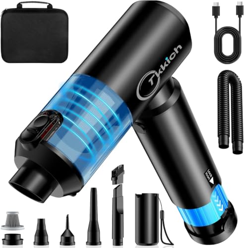 Tkkich Car Vacuum Portable Cordless with Removable Battery as 35W...