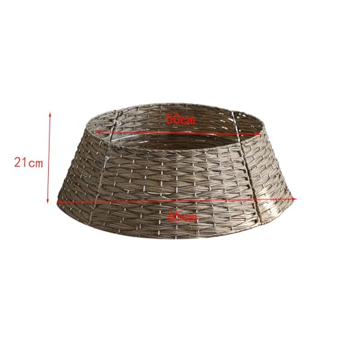 Jupe sapin de Noël gris grand modèle cache-pied imperméable - 4