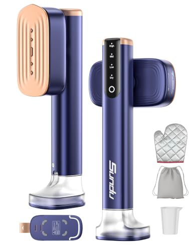 Sundu Steamer for Clothes,Portable 2-in-1 Travel Steamer and Iron,15s Fast Heat-up,100ml W - image 1