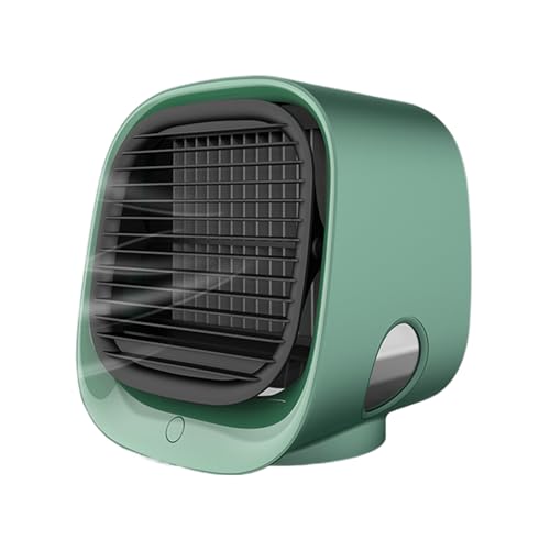 Ventilador de Aire Acondicionado Personal, Ventilador Humidificador Para Espacios Pequeños, Dispositivo Silencioso De 3 Velocidades Para Camping Exterior Hogar Escritorio Gimnasio