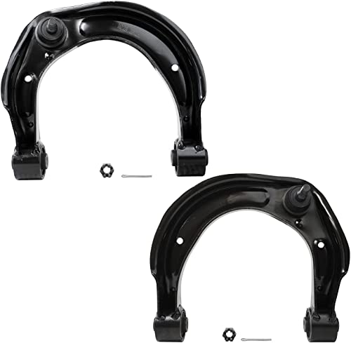 Image of Detroit Axle - Front End 12pc Suspension Kit for Hyundai Sonata 2006-2008 Azera 2006-2007, 2 Upper Control Arms 2 Lower Ball Joints Inner & Outer 4 Tie Rods 2 Boots 2 Sway Bars Replacement