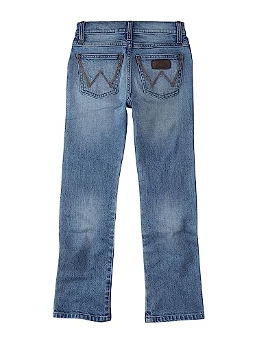 Wrangler Boys' Retro Slim Fit Straight Leg Jean, Roughhouse, 1T2