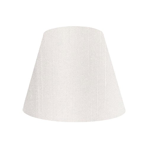 ランプ・シェード(lamp-shade) キャッチ式 交換用ランプシェード シャンタン ホワイト 直径28cm K-28170