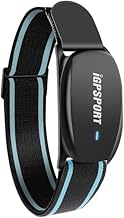 iGPSPORT HR70 Heart Rate Sensor, Heart Rate Monitor, IPX7 Waterproof Chest Strap with Dual BLE/ANT+ Module and 1200 Hours Duration for Cycling, Running, Yoga, Fitness