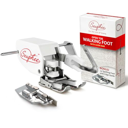 Open Toe Walking Foot with Guide – Compatible with Brother