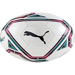 PUMA Teamfinal 21.6 Ms Ball Balón de Fútbol, Unisex Adulto 4 PUMA teamFINAL 21.6 MS Ball Balón de Fútbol, Unisex Adulto, White-Rose Red-Ocean Depths Black, 5