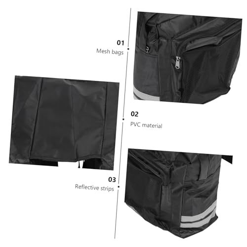 Sacoche vélo double capacité spacieuse imperméable pour vélo de montagne