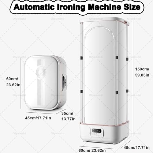 Steam Drying Machine, Portable Household Wrinkle Removal and Folding, Automatic Ironing Machine, Clothes Dryer, One-key Care, Quick-Drying Steam