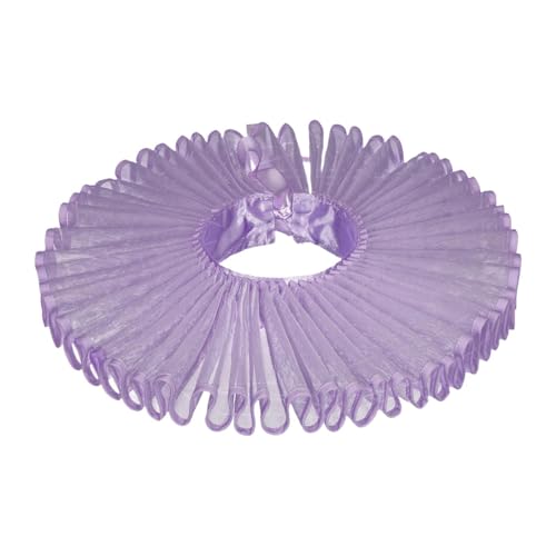 Choker Elizabethain en mesh avec volant amovible accessoire costume