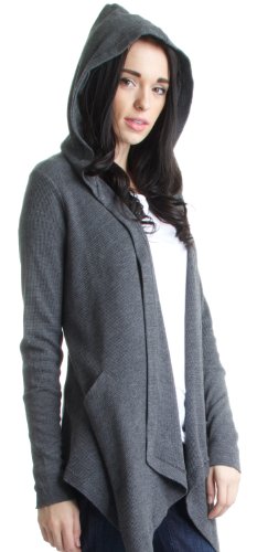 Image of Splendid Women's Thermal Wrap Hooded Cardigan