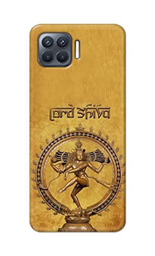 Image of PRINTFIDAA Lord Shiva As Nataraj Printed Designer Hard Case for Oppo F17 Pro Back Cover -(e) RPM1004