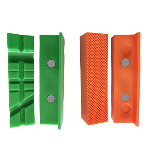 Mordazas protectoras magnéticas para tornillo de banco Garmills – Pack de 2, 1 juego con múltiples ranuras y 1 juego estándar de 113m