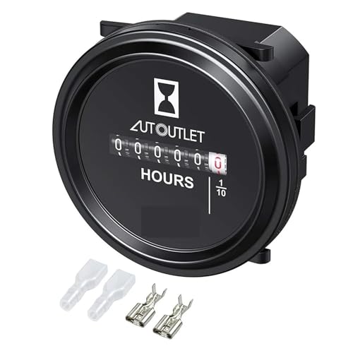 Compteur vitesse tachymètre et jauge à quartz AC/DC 6V-80V pour ATV et bateau
