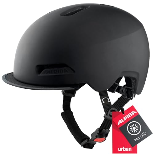 ALPINA Brooklyn Helm 2023 Black Matt con ajuste cómodo y acabado mate 1