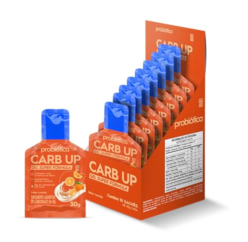 Probiótica Carb Up Energy Gel (300G) Caixa 10 Unidades - Sabor Laranja