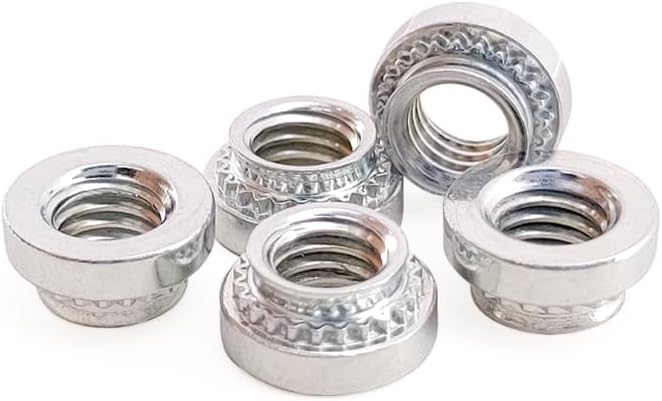 Generic Aluminum Pressure Riveting Nut CLA-M3M4M5M6M8M10M12-0/1/2 - (Size: CLA-M6-2(100Pcs))