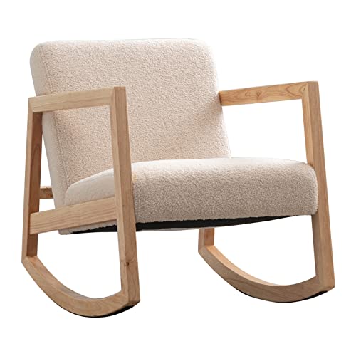 Phoenix Home Nursery Rocking Chair, Beige #TOP2