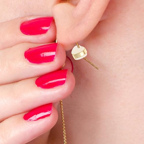 Pendientes de silicona para DIY con tapones de seguridad cómodos 7