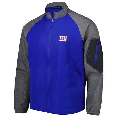 Image of Dunbrooke Men's NFL Hurricane Raglan Full-Zip Windbreaker Jacket