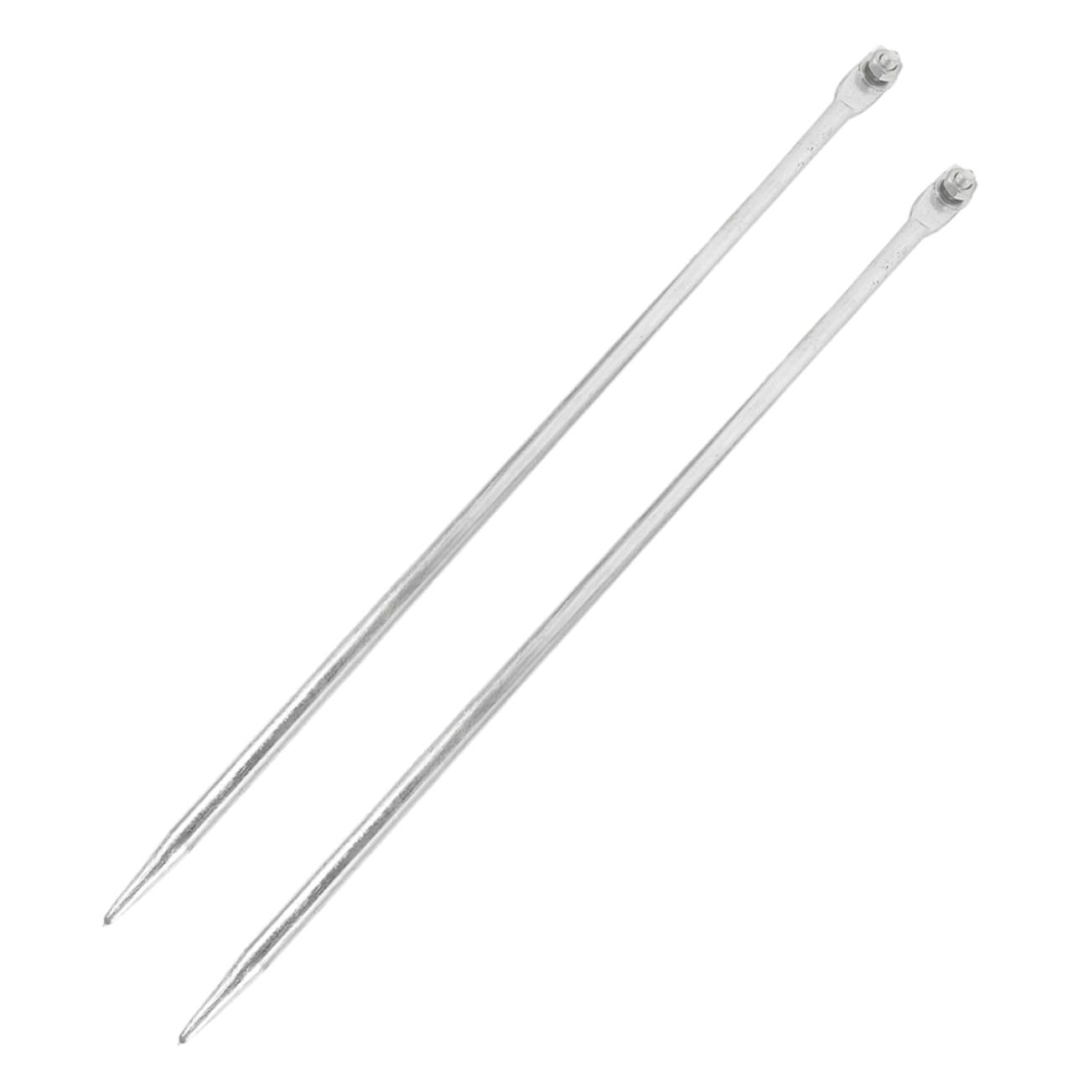 TEHAUX 2 Pezzi Picchetto di Terra in Ferro Leggero Perno di Messa a Terra per Recinzione Elettrica Portatile Robusto per Esterni e Case