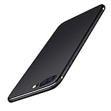 UNIYA iPhone 7 Plus Case, Perfect Slim Fit Ultra Thin Protection Series TPU Black (Black)