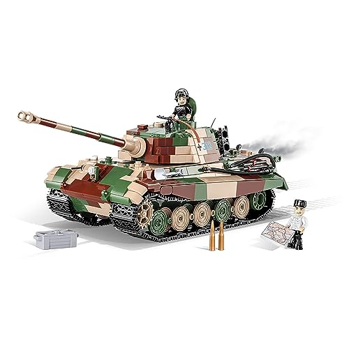 Cobi Toys 1000 Pieces Multicolor Plastic WWII Tiger Ausf.B Konigstiger Panzerkampfwagen Vi Building Block Collection for Kids