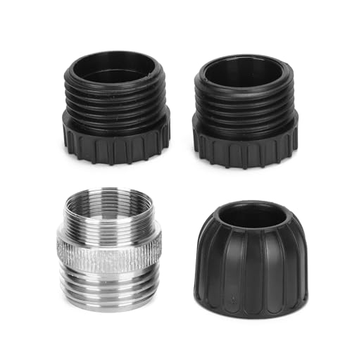 AYNEFY Aquarium-Wasserwechsler, Wasserhahn-Adapter Ersatz-Wasserhahn-Düsenpumpe mit 2 Wasserhahn-Adaptern