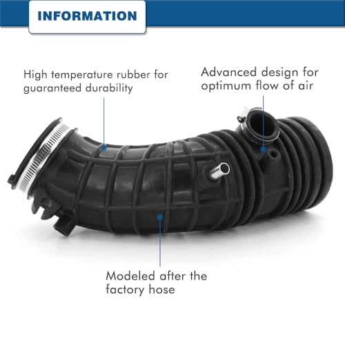 Air Intake Hose Compatible with Honda Accord 2003 2004 2005 2006, 2007 2.4L 17228 RAA A00 17228RAAA00 696-739 by A ABIGAIL - Image 5