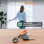 2025 New Air Tracker Tags-4 Pack Compatible with Apple Find My (iOS Only), Bluetooth Tracker Smart Tag Waterproof Key Finder Item Locator for Keys, Wallet, Luggage, Pet - Image 4