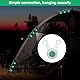 Camping Seil Hängeleuchte, 10 Stück 35x60mm/1,4x2,4 Zoll LED Silikon Camp Zeltschnur Seil Warnschutzleuchten Outdoor Camping Zeltlichter Seil Hängeleuchte Warnlichter Wandern Light Lantern