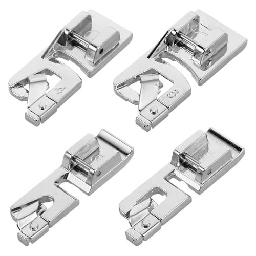Set 4 Pies de Prensatelas para Máquina de Coser Hogar