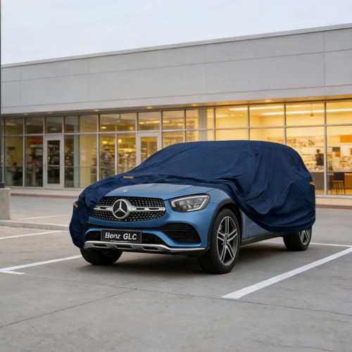 Image of Kaugung Custom Fit Car Cover for Mercedes Benz GLC Class (GLC300, GLC350e, AMG GLC 43 /63), SUV & Coupe, Heavy Duty Waterproof All Weather Outdoor Protection, Breathable with Vent