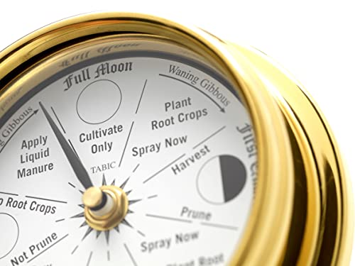 Tabic Classic Brass Moon Gardening Clock #TOP4