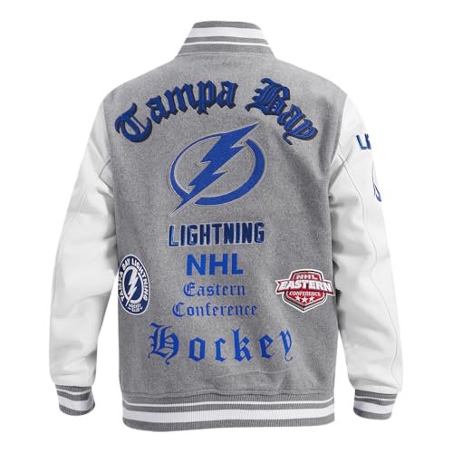 Image of Pro Standard Mens NHL Old English Varsity Jacket