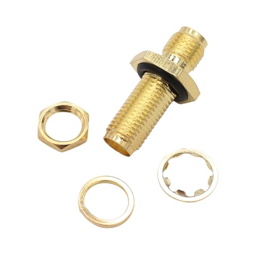 Adaptador SMA hembra para montaje en panel 2 unidades miniatura 2