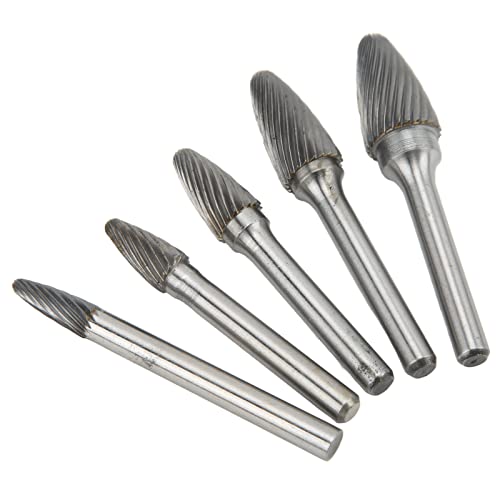 Juego de Fresas de Carburo 5 Piezas con Mango 6mm miniatura 2