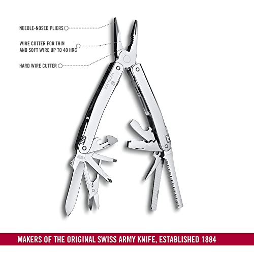 Image of Victorinox Swiss Tool Spirit MX with Nylon Pouch, Silver, Swiss Made (3.0224.MN)