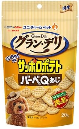 ユニ・チャーム グラン・デリ ワンちゃん専用 サッポロポテト バーベＱあじ 20g &times; 20個
