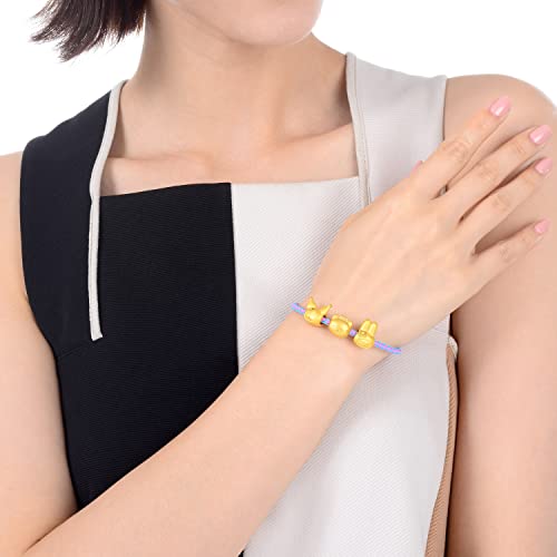 Chow Sang Sang Sanrio 999 24K Solid Gold My Melody Charm Bracelet For Women And Girls 88469C #TOP2