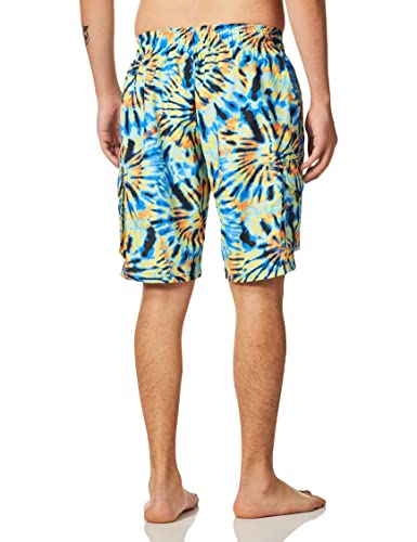 Image of Kanu Surf Men's Big Viper Extended Size Stripe Swim Trunk