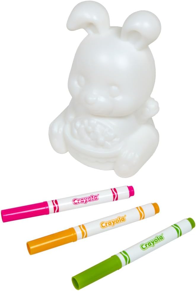 Crayola Light Up Toy Bunny, Reusable Coloring Toy, Spring Crafts & Decor, Bunny Toy for Kids, Ages 4+