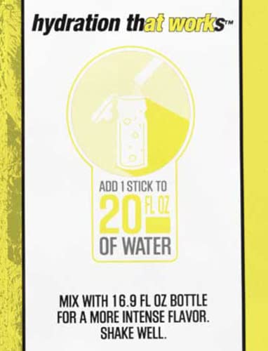 Sqwincher Zero Qwik Stik Sugar Free, Lemonade, .11 oz (Pack of 50), Yellow, Standard (060103-LA-50) - Thumbnail 6