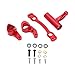 Ensemble complet de direction RC, bonne performance Opération simple longue durée de vie Large applicabilité Kit d'économiseur de direction RC solide pour voiture 1/8 RC pour voiture Arrma(rouge)