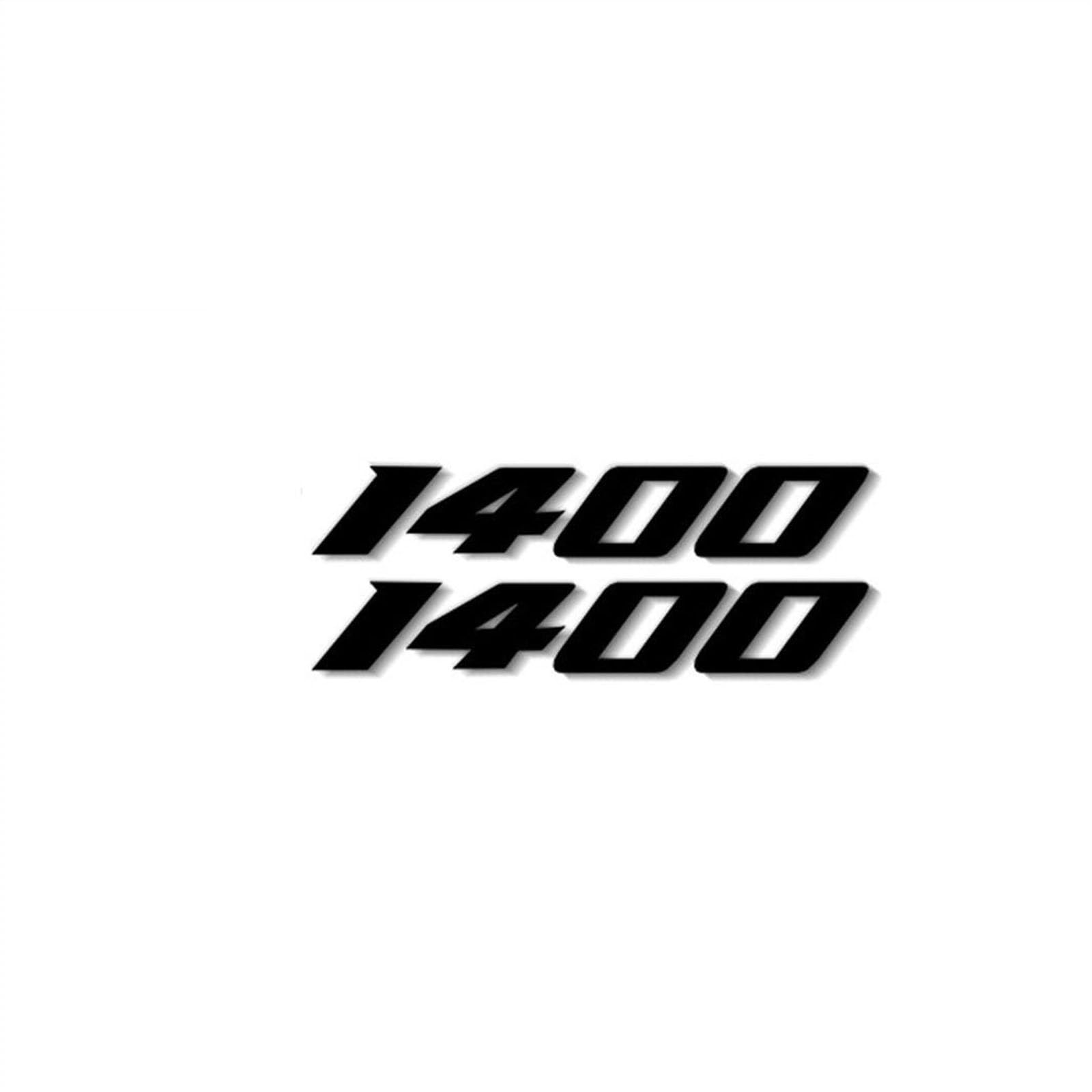 MPODYTSF Motorcycle Decal Sticker For KAWASAKI ZZ-R1400 ZZR1400 ZZR 1400 Motorcycle Protector Sticker Accessories(Black- Silver)